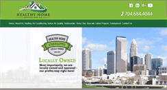 Desktop Screenshot of healthyhomecharlotte.com